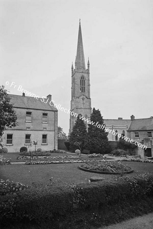 CHURCH TOWER FROM GARDEN